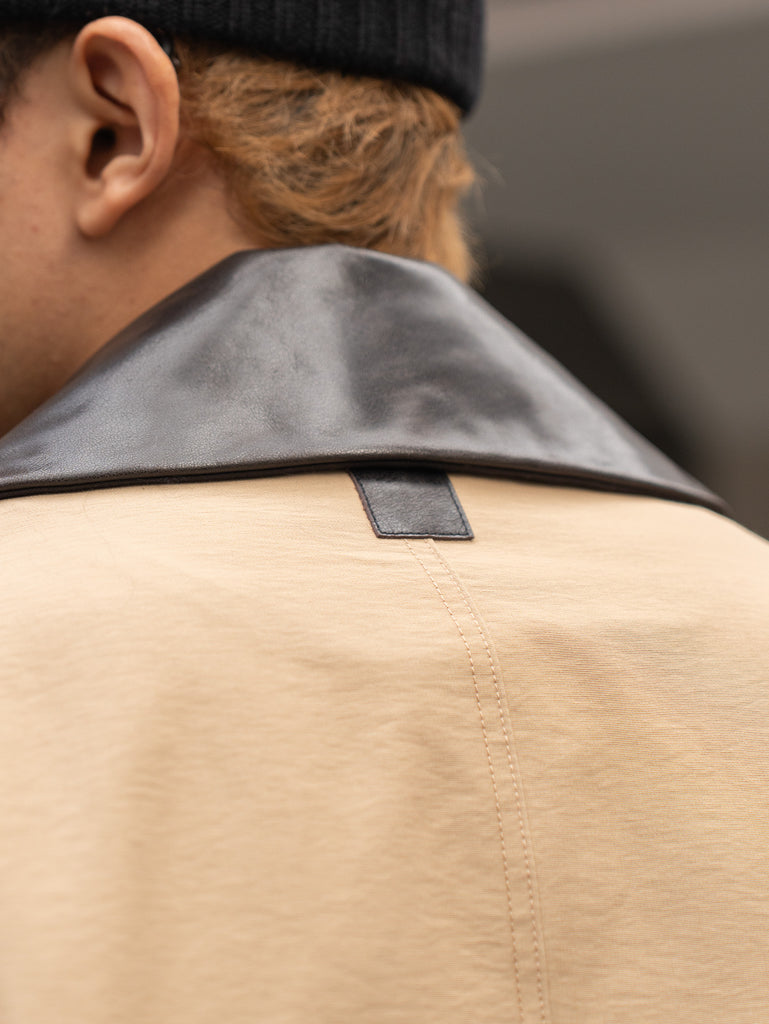 refomed / DOKA NYLON JACKET "TARP" -BEIGE-