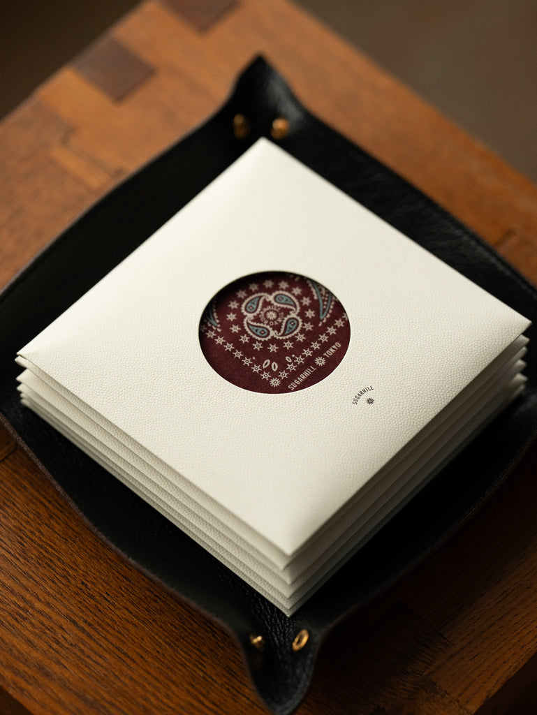 【店頭のみ販売中】 SUGARHILL / STAGGER BANDANA-BLACK,NAVY,RED,MINT,PURPLE,PINK-