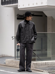 CCU / COVERALL SHIRT JACKET -BLACK-