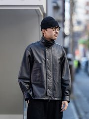 CCU / COVERALL SHIRT JACKET -BLACK-