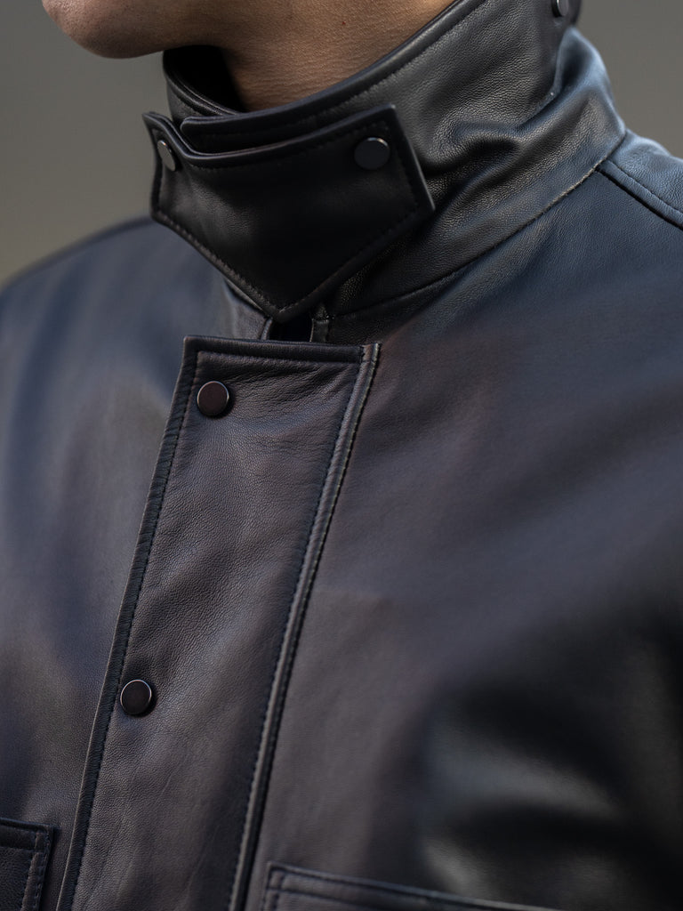 CCU / COVERALL SHIRT JACKET -BLACK-