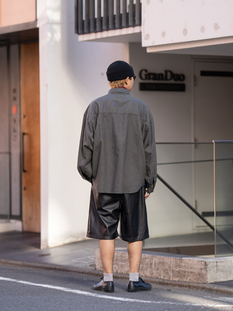 CCU / SLACKS SHORTS -BLACK-
