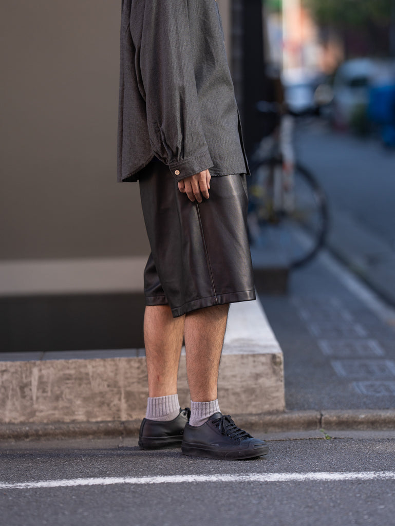 CCU / SLACKS SHORTS -BLACK-