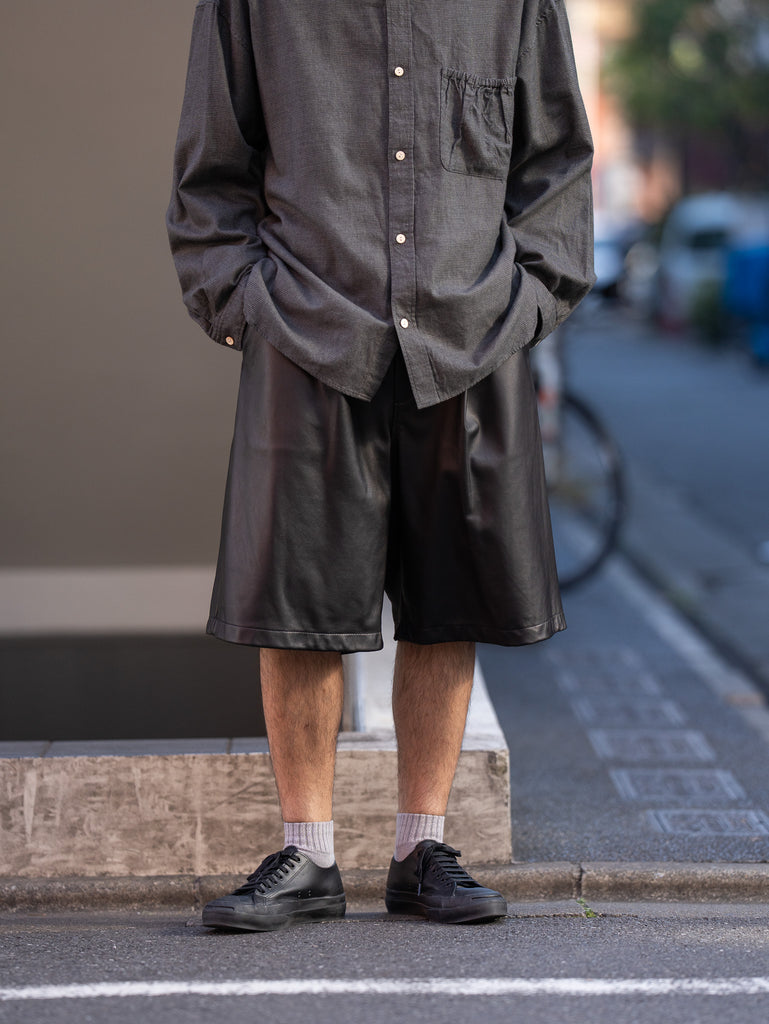 CCU / SLACKS SHORTS -BLACK-