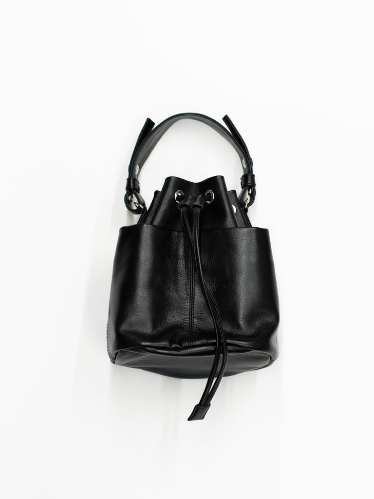 CCU / DRAWSTRING BAG -BLACK-
