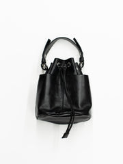 CCU / DRAWSTRING BAG -BLACK-