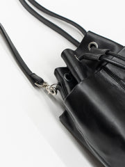 CCU / DRAWSTRING BAG -BLACK-