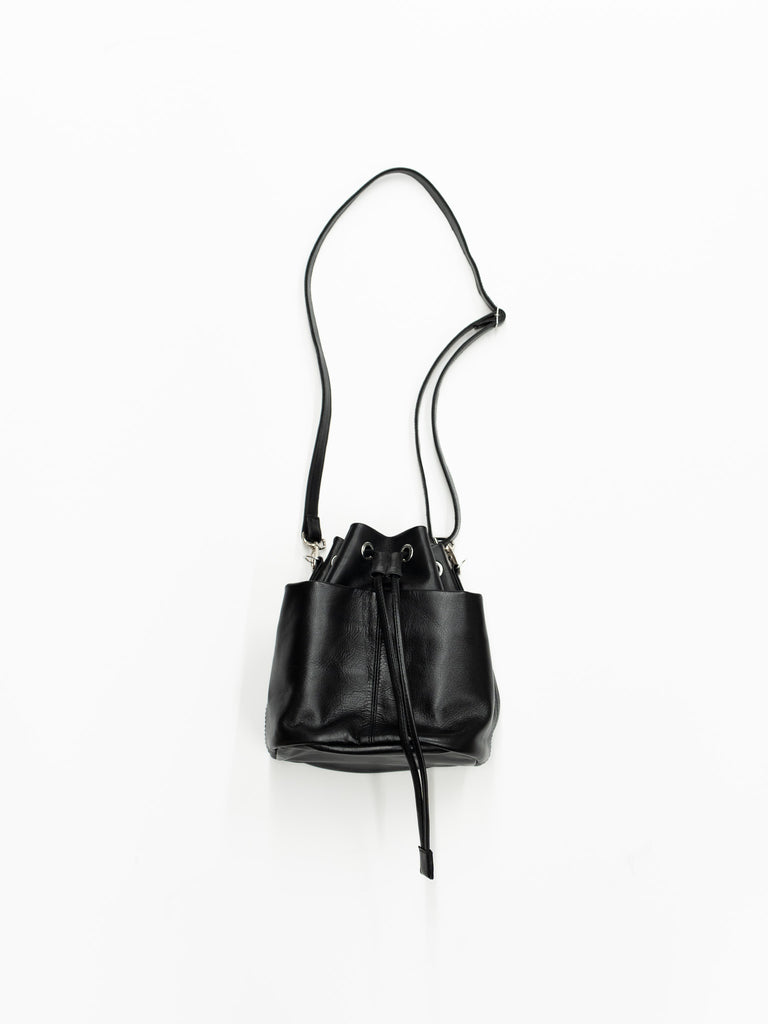 CCU / DRAWSTRING BAG -BLACK-