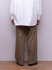 【1/24(土)発売】IRENISA / TWO TUCKS WIDE TROUSERS -BROWN-