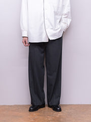 【1/24(土)発売】IRENISA / TWO TUCKS WIDE TROUSERS -CHARCOAL GRAY-