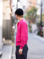 SUGARHILL / WOOL KNIT POLO -PINK-
