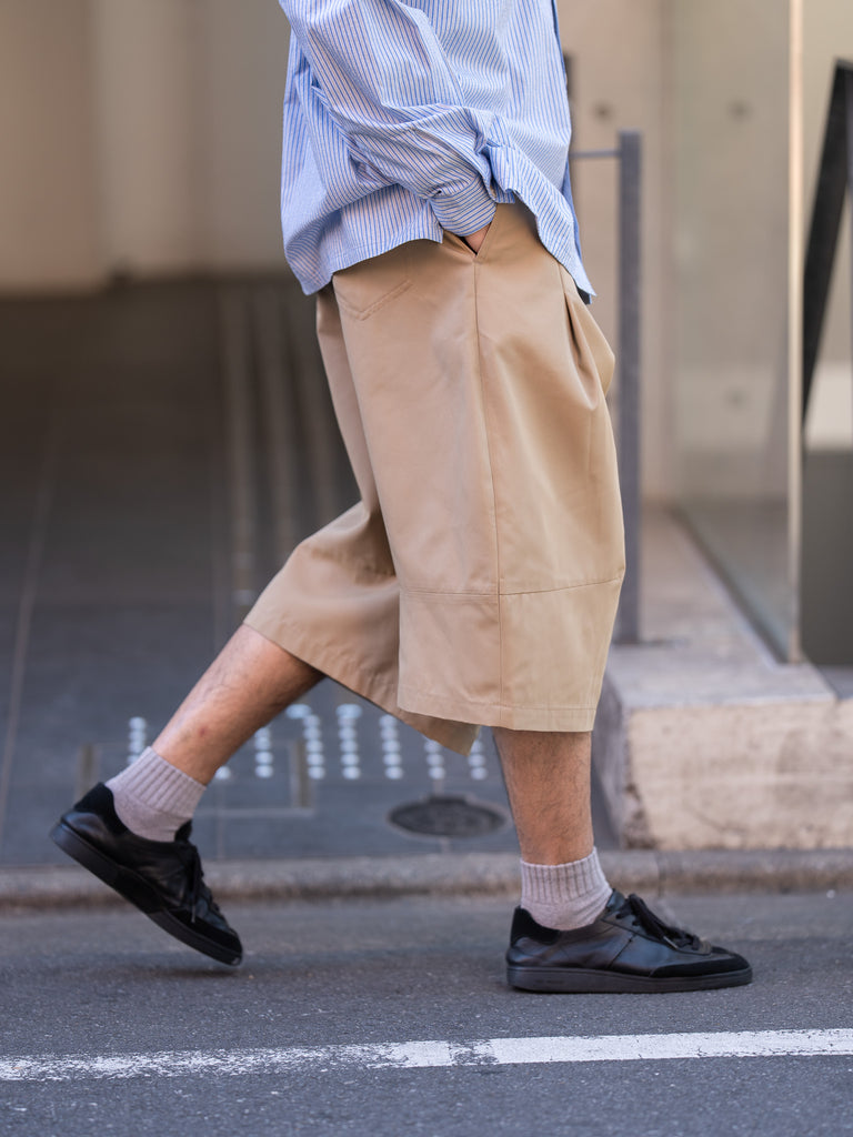 SHINYAKOZUKA / BAGGY SHORTS -BEIGE-