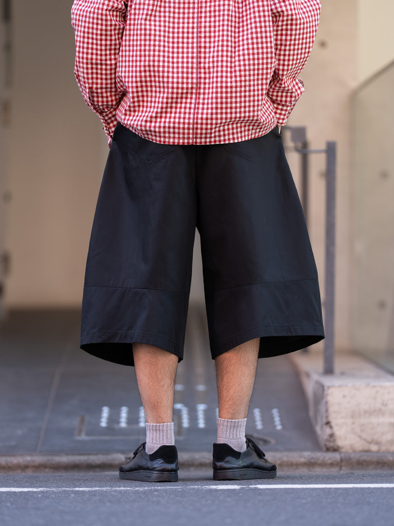 SHINYAKOZUKA / BAGGY SHORTS -BLACK-