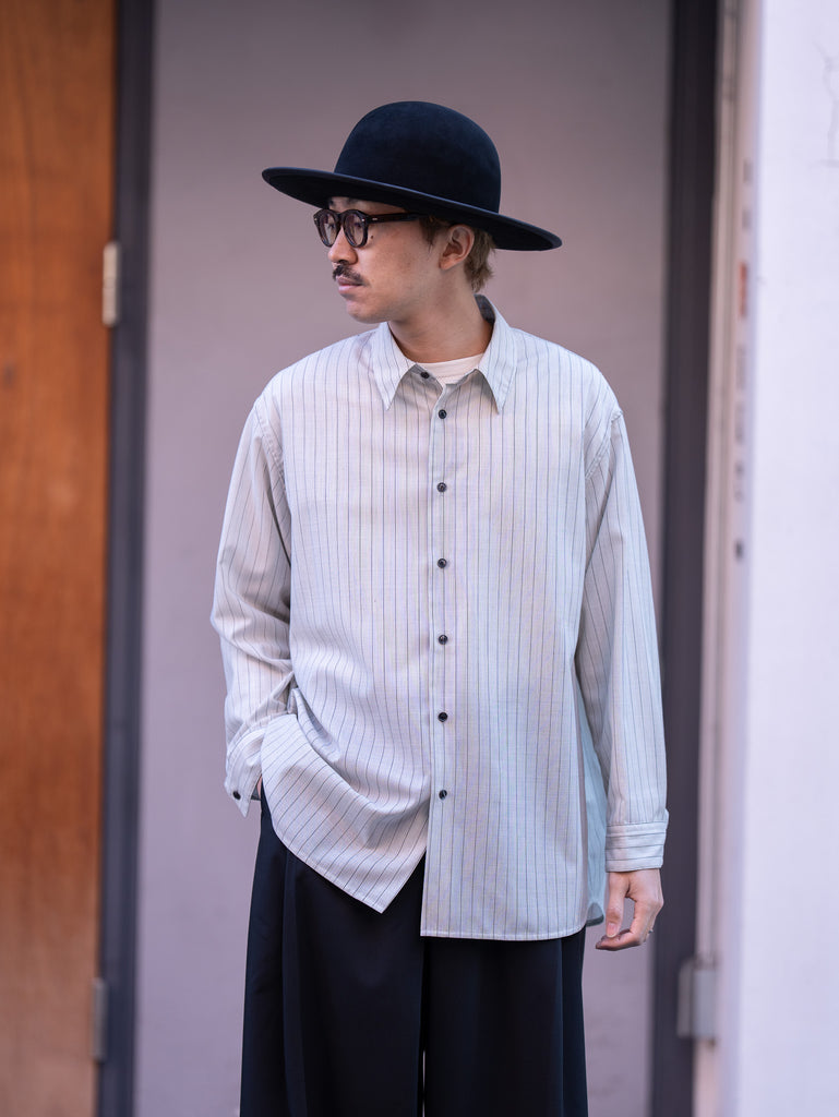nonnotte / Oversized Shirt -Ink Trace-