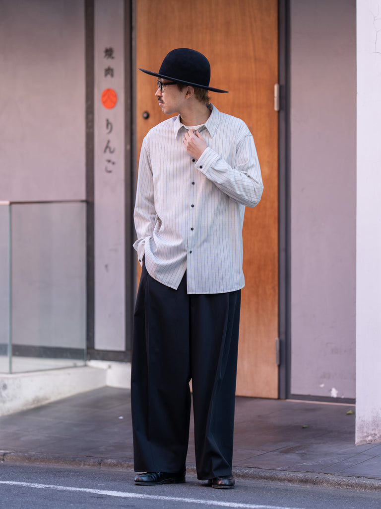 nonnotte / Oversized Shirt -Ink Trace-