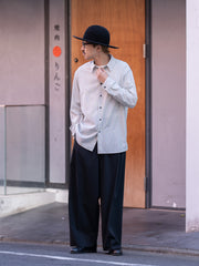 nonnotte / Oversized Shirt -Ink Trace-