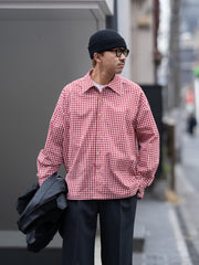 SHINYAKOZUKA / ROOMY SHIRT -RED GINGHAM-