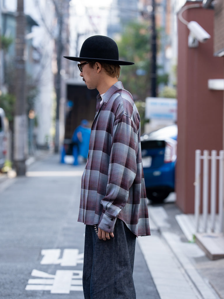 SUGARHILL / OMBRE SKIPPER SHIRT -RED X MINT-