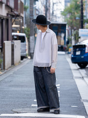 SUGARHILL / SHEER SKIPPER SHIRT -PALE GRAY-