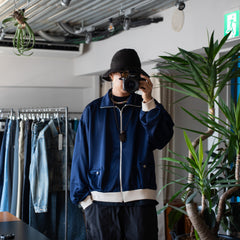 [Expected to arrive in July] refomed / OLD MAN TRACK JACKET-NAVY-