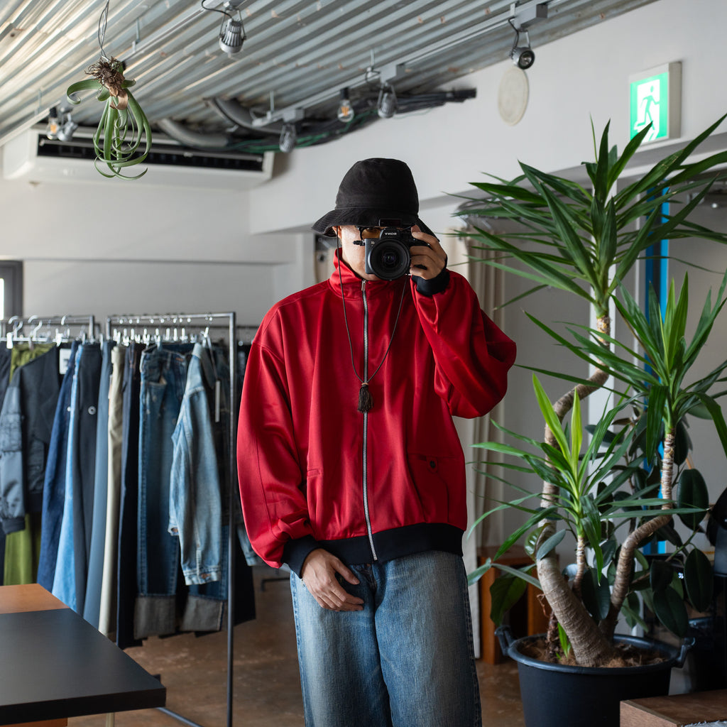 [Expected to arrive in July] refomed / OLD MAN TRACK JACKET-RED-