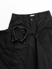 ULTERIOR / WASHED C/R/S DUCK WORK PANTS -BLACK-
