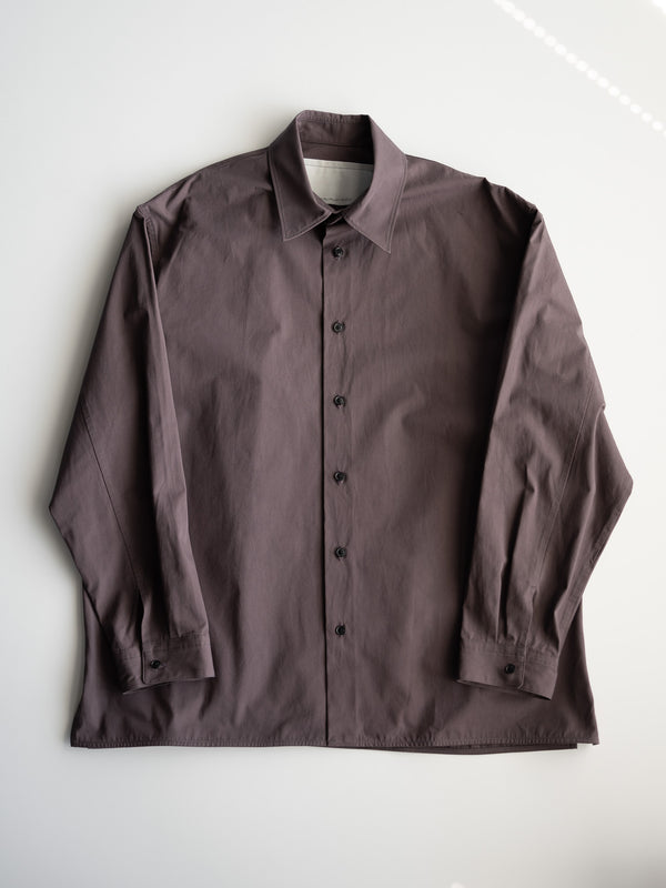 [Expected to arrive at the end of August] nonnotte / Oversized Shirt-Raisin-