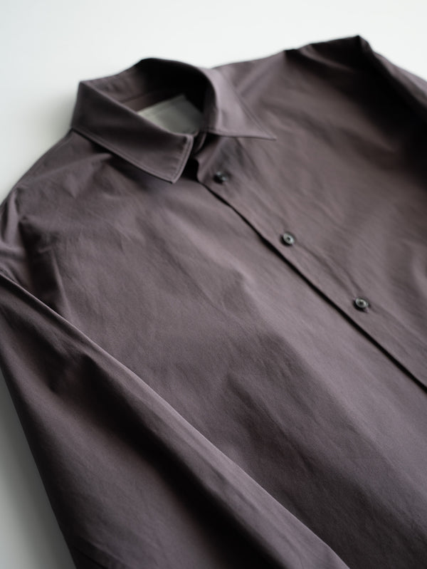 [Expected to arrive at the end of August] nonnotte / Oversized Shirt-Raisin-