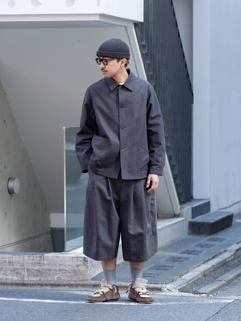 SHINYAKOZUKA / BAGGY SHORTS -HAMMMERSHOI'S GREY-
