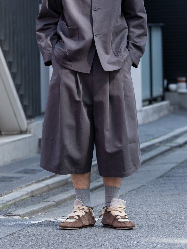 SHINYAKOZUKA / BAGGY SHORTS -HAMMMERSHOI'S GREY-