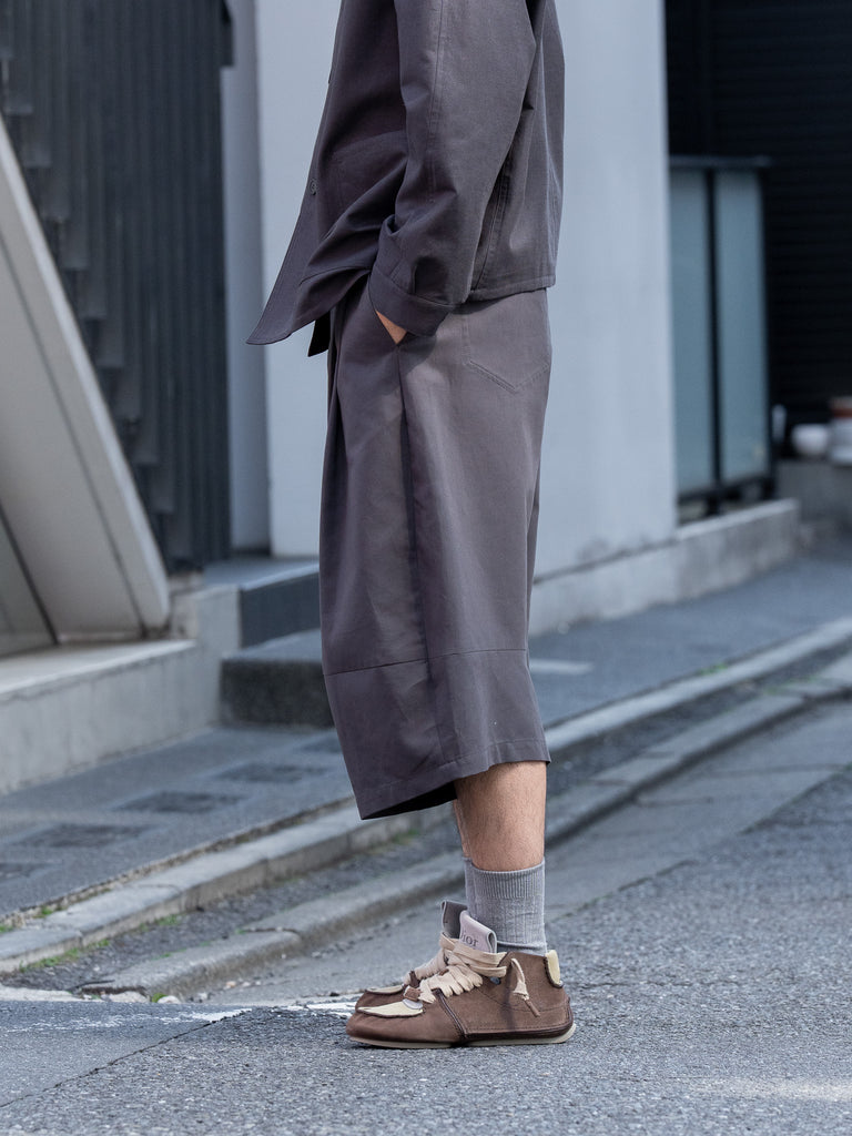 SHINYAKOZUKA / BAGGY SHORTS -HAMMMERSHOI'S GREY-