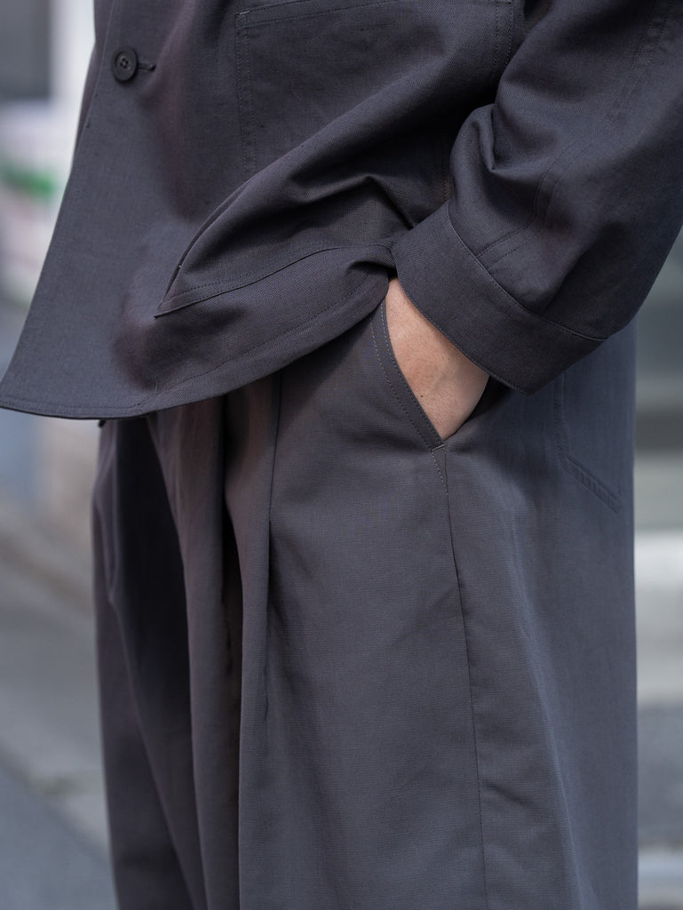 SHINYAKOZUKA / BAGGY SHORTS -HAMMMERSHOI'S GREY-