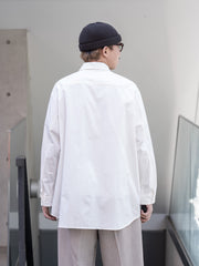nonnotte / Oversized Shirt -White-