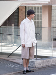 nonnotte / Oversized Shirt -White-