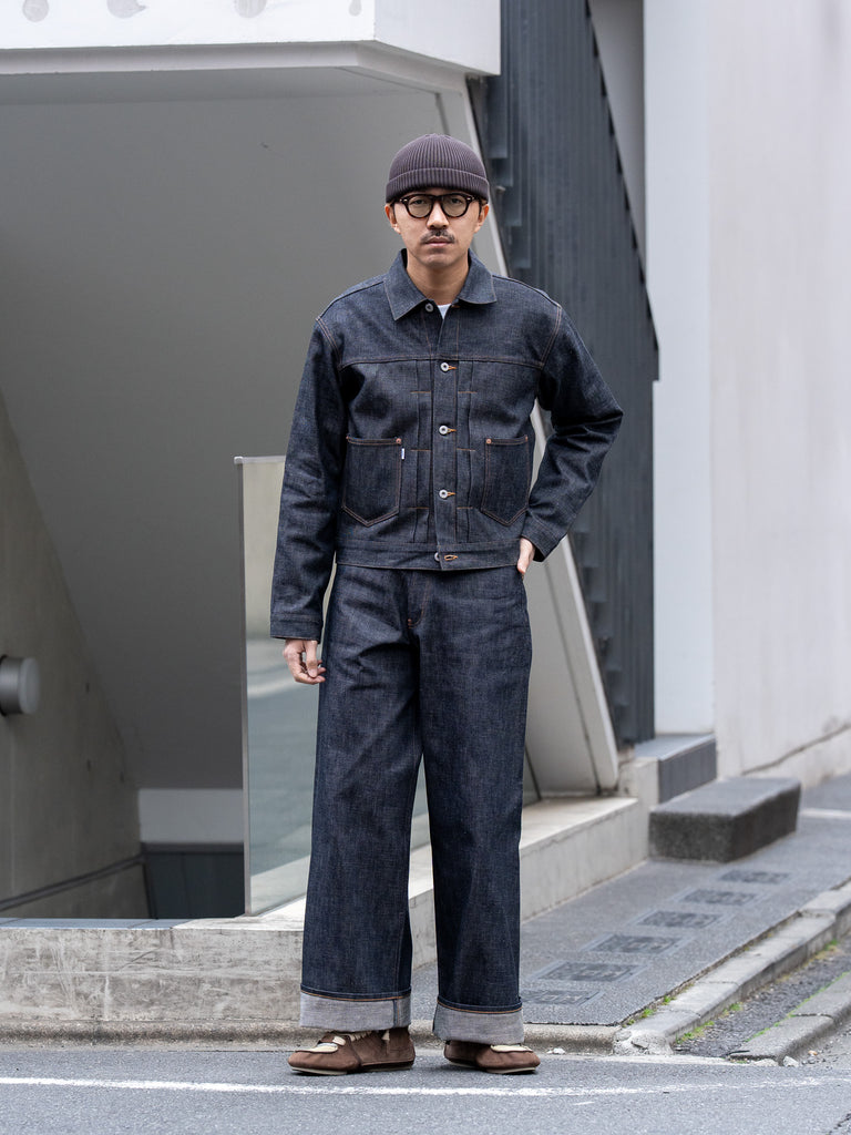 【預計3月中旬到貨】SUGARHILL / MODERN DENIM JACKET-RIGID INDIGO-