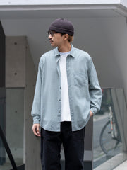 【3/21(土)WEB販売開始】ULTERIOR / SUPER LIGHT WOOL CHECK SHIRT -GREEN GREY-