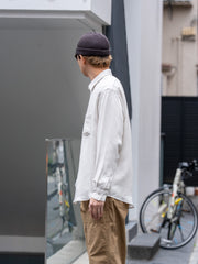 【3/21(土)WEB販売開始】ULTERIOR / TA/R/L TWILL SHIRT -OYSTER BEIGE-