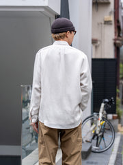 【3/21(土)WEB販売開始】ULTERIOR / TA/R/L TWILL SHIRT -OYSTER BEIGE-