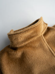 GABRIELA COLL GARMENTS / LORO PIANA SURI ALPACA OVERSIZED COAT -CAMEL-