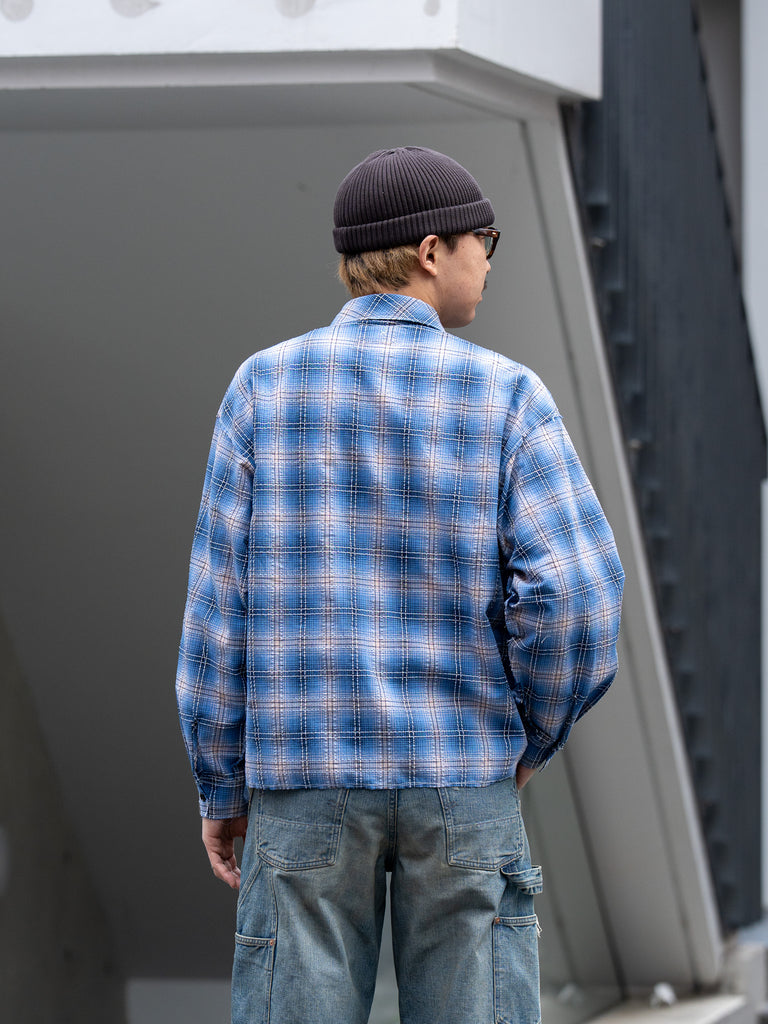LQUARTET / 50s CRAFTSMAN SHIRT -BLUE-