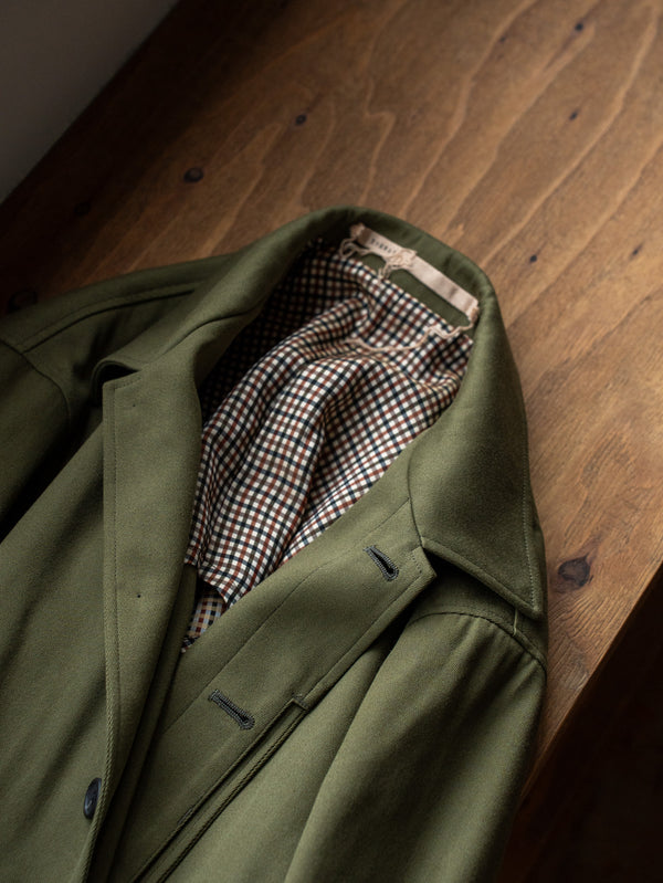 TOHNAI / FLY FRONT JACKET -OLIVE-