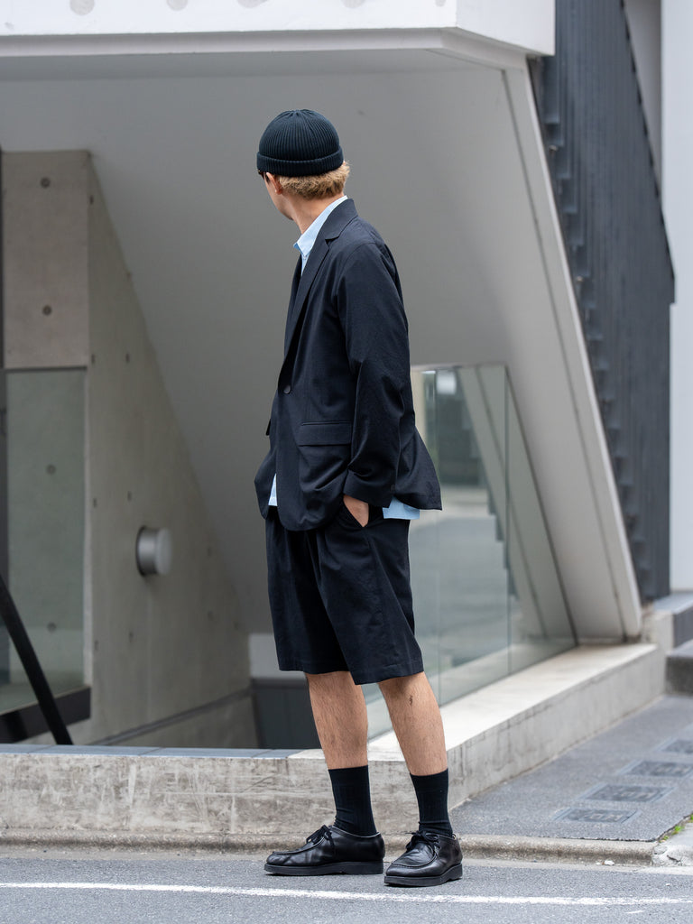 IRENISA / RELAXED SHOULDER JACKET -BLACK-