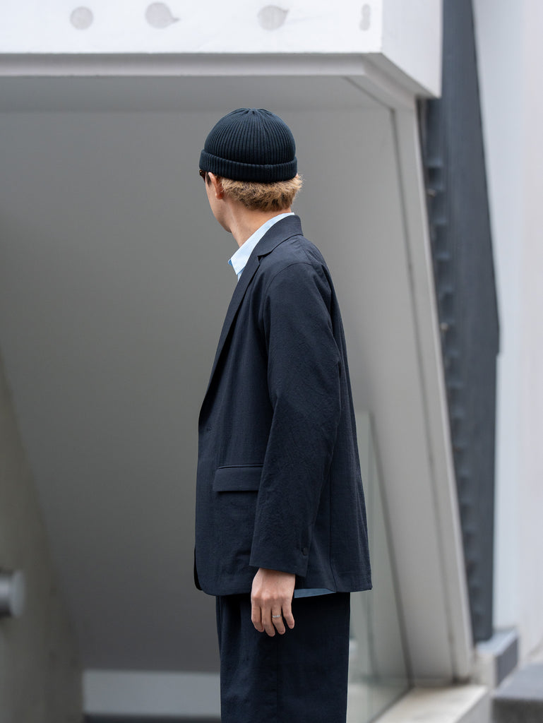 IRENISA / RELAXED SHOULDER JACKET -BLACK-