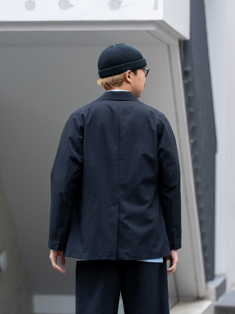 IRENISA / RELAXED SHOULDER JACKET -BLACK-