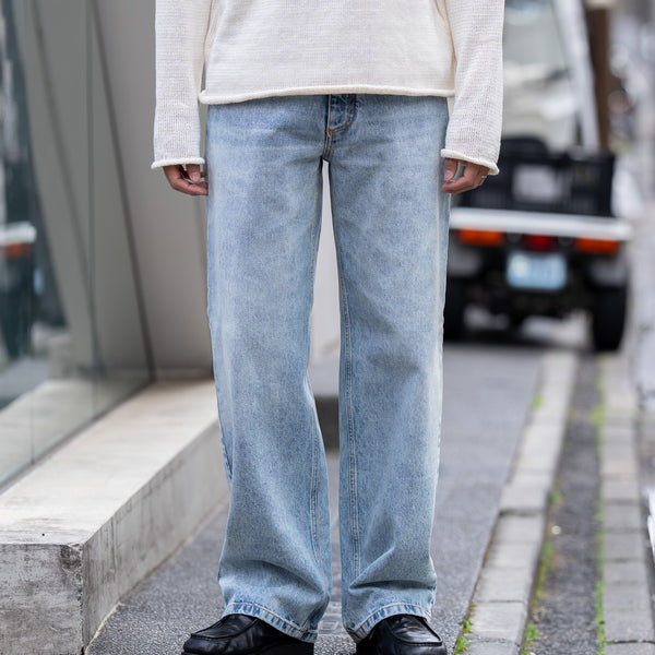 パンツ ROLD SKOV 24SS WIDE PANTS DENIM S ROLD SKOV / WIDE DENIM PANTS -CLOUD- aIbn公式通販