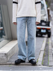 ROLD SKOV / WIDE DENIM PANTS -CLOUD-