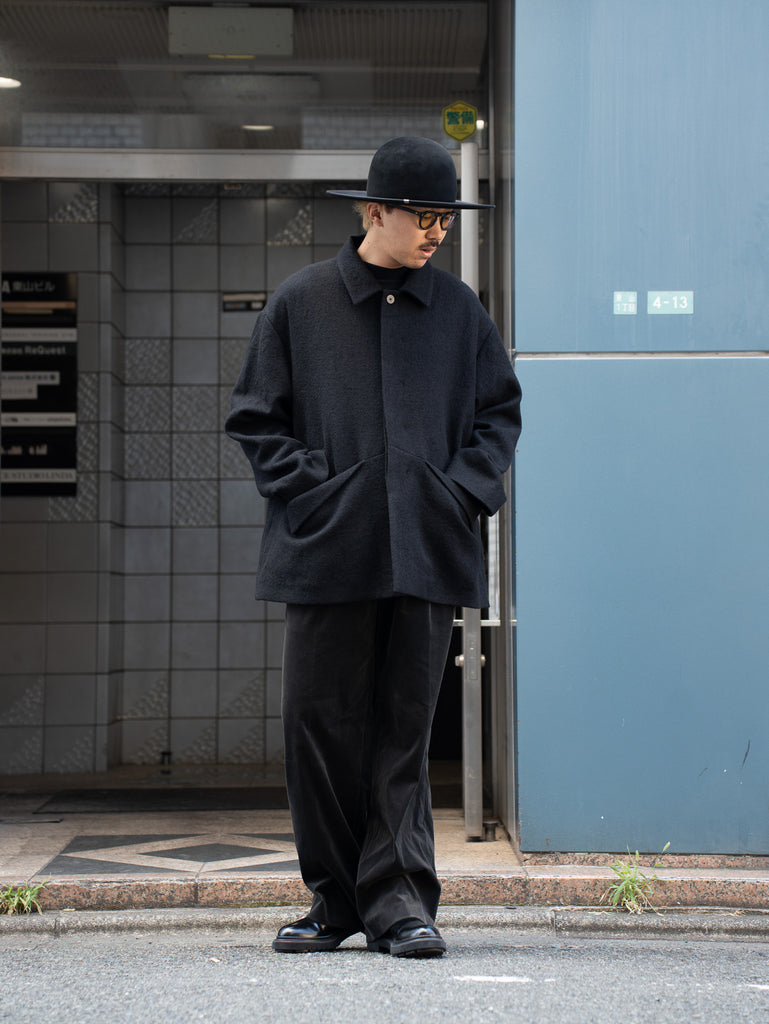 BESTIAIRE / BRUSHED JACKET-Black-