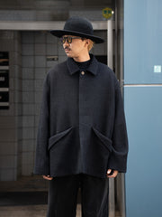 BESTIAIRE / BRUSHED JACKET-Black-