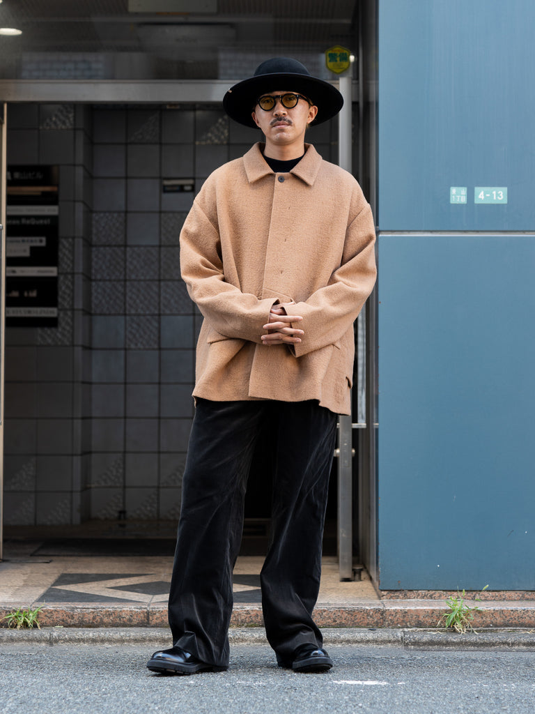 BESTIAIRE / BRUSHED JACKET- L.Brown-