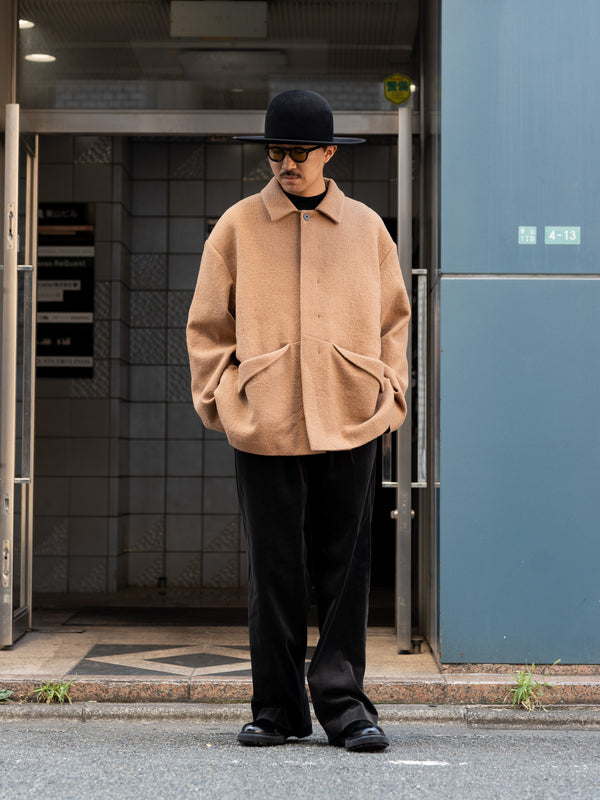 BESTIAIRE / BRUSHED JACKET- L.Brown-